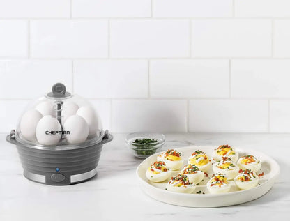 🍳 6‑Egg Rapid Electric Cooker – Steam, Poach & Boil with Ease SmartPursue™