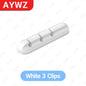 Adhesive Cable Holder Clips Cord Management Wire Organizer for Desktop USB Charging Cable Nightstand Power Cord Mouse Cable Pi-Mart