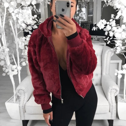 Hoodies Women Clothing Streetwear 2025 Autumn Winter Spring New Fashion Versatile Casual Solid Long Sleeves Coat for Female NovaCart