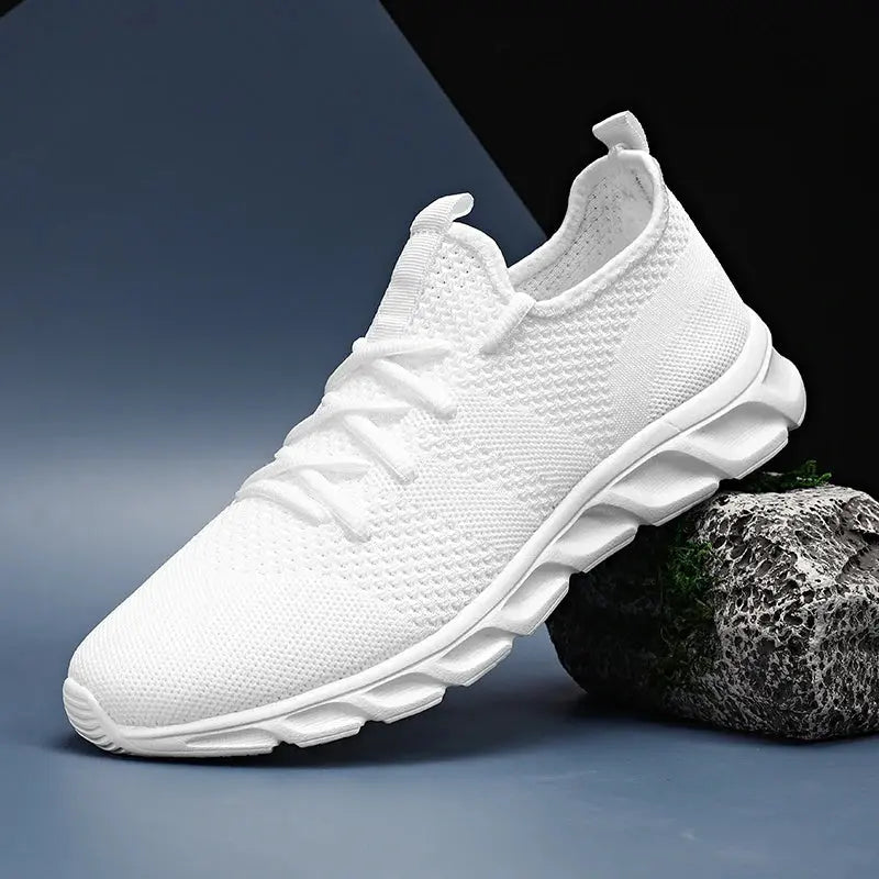 Men's casual sports shoes breathable summer light Soft sole comfort outdoor running shoes fashion student mesh plus size sneaker NovaCart