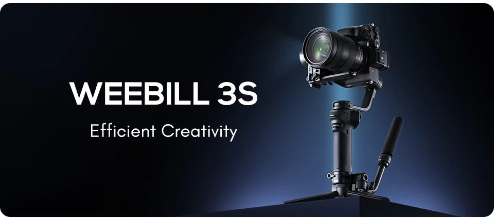 ZHIYUN Official WEEBILL 3S Handheld Camera Stabilizer 3-Axis Gimbal Bluetooth Shutter Gimbals for DSLR Mirrorless Cameras NovaCart