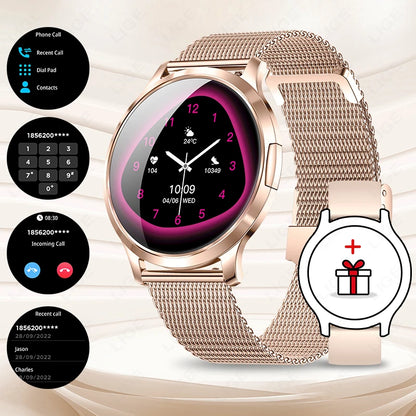 LIGE Women Smart Watch 2026 Ultra-thin AMOLED Screen Sport Fitness Bracelet Custom Watch Face Bluetooth Call Luxury Smartwatch NovaCart