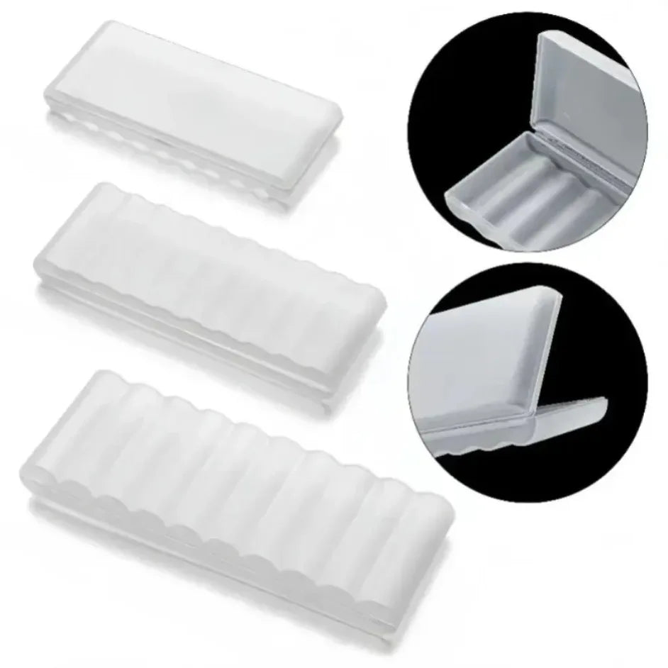 10 Slot Battery Storage Box Transparent 1PCS Battery Storage and Organizing Box for AAA/AA Plastic Battery Organizer Accessories Pi-Mart