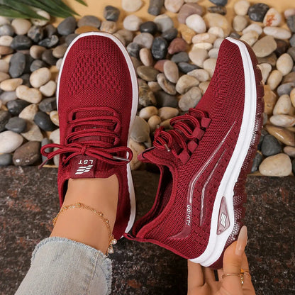 Women's shoes, soft soles, not tired feet,summer sneakers platform shoes, flying weaving, breathable women's sneakers shoes NovaCart