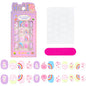 24Pcs/box Kids nails for Girl Cartoon Pattern False Nail Cute Child Fake Nails Tips Kawaii Acrylic Artificial Press on Nail+Tool NovaCart