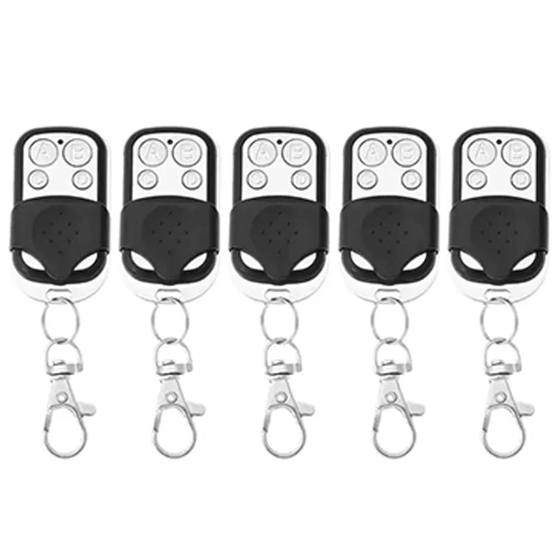 1/5/10PCS 4 Buttons 433MHZ Door Opener Remote Control Clone Fixed Learning Rolling Code Duplicator Garage Universal Garage Pi-Mart