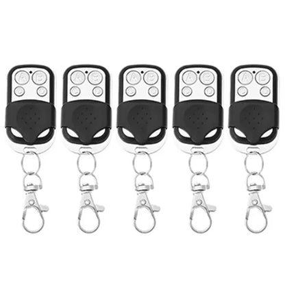 1/5/10PCS 4 Buttons 433MHZ Door Opener Remote Control Clone Fixed Learning Rolling Code Duplicator Garage Universal Garage Pi-Mart