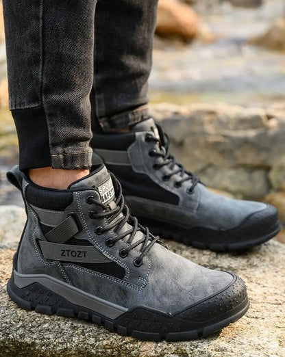 Safety protective shoes  thick-soled fashion breathable non-slip non-tired feet work shoes anti-smash anti-stabbing safety shoes NovaCart