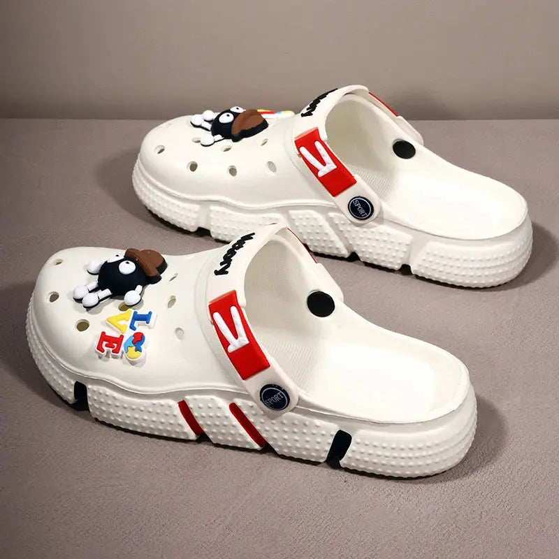 Hole Shoes Men's Summer Ligtweight EVA Trend Home Sandals Clogs Shoes Men Baotou Slippers Outdoor Comfortable Sandals Size 36-50 NovaCart