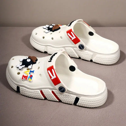 Hole Shoes Men's Summer Ligtweight EVA Trend Home Sandals Clogs Shoes Men Baotou Slippers Outdoor Comfortable Sandals Size 36-50 NovaCart
