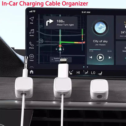 Magnetic Cable Clip Cable Holder,Adhesive Wire Keeper Cord Cable Organizer ,Usb Charging Line Winder For Office Desktop Home Pi-Mart