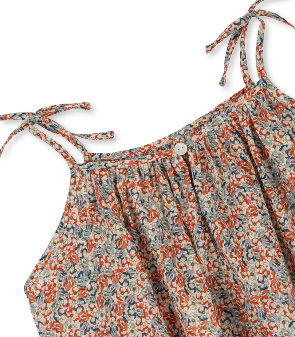 2026 New KS Summer Baby Girls Cotton Slip Dresses Kids Clothes Girl Floral Print Tank Top T-shirts Shorts Suits Children's Sets NovaCart
