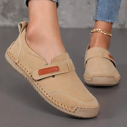 Handmade Leather Women Shoes Casual Comfortable Slip on Loafers Women Leather Shoes Moccasins Walking Shoes Summer Direct Sales NovaCart