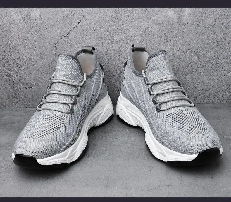 Men Sneakers Casual Heightening Shoes 8cm Height Increase Shoes For Men Summer Breathable 6cm Elevator Shoes 10cm Insole Taller NovaCart