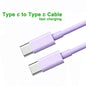 PD 60W USB C to USB Type C Cable Fast Charge Data Cable For Iphone 15 15Pro Huawei Samsung Xiaomi Data Line Black White 1M 2M 3M Pi-Mart