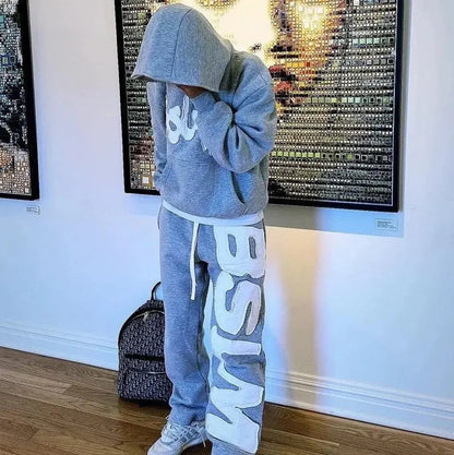 Men Women autumn winter Pants new hoodie personalized street style Harajuku high street hip-hop letter embroidery fashion casual NovaCart