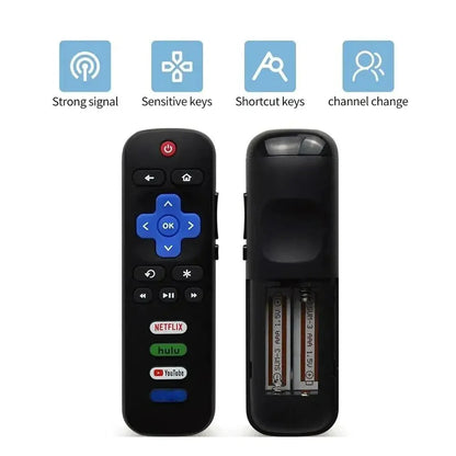 New Television Remote Control Replacement Remote Control For Roku TV 55UP120 32S4610R 50FS3750 32FS3700 32FS4610R 32S800 32S850 Pi-Mart