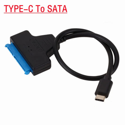 SATA to USB 3.0 / 2.0 Cable Up to 6 Gbps for 2.5 Inch External HDD SSD Hard Drive SATA 3 22 Pin Adapter USB 3.0 to Sata III Cord Pi-Mart