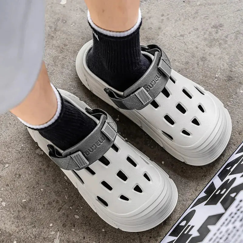 Men's Sandals Casual EVA Clogs for Men Summer Comfortable Garden Shoes Non-slip Wear-resistant Beach Slippers for Men 2025 New NovaCart