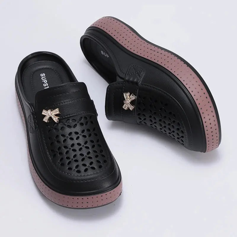 Eyriphy Size: 36-37 to 40-41 Women's Cave Shoes New Flat Slippers Beach Slippers Thick Soles Clogs Casual Slippers for Women Men NovaCart