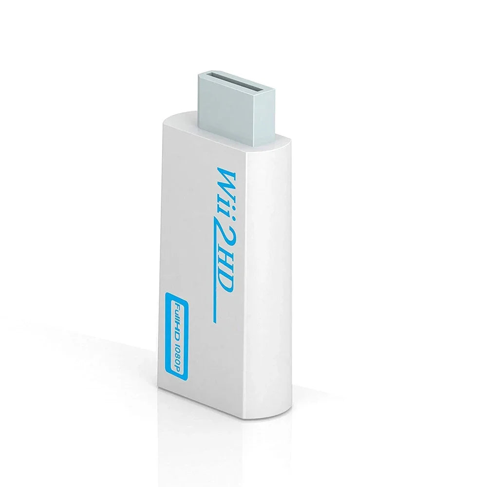 Wii To HDMI-Compatible Converter 1080P Full HD Adapter Connector 3.5mm Video Audio for PC HDTV Monitor Wii2HDMI-Compatible Pi-Mart
