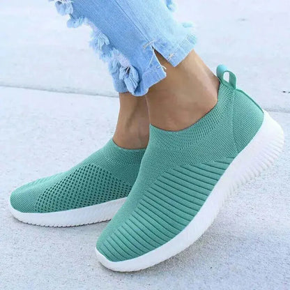 Women's Sneaker Slip On Women Sneakers Breather White Shoes Women Casual Sneaker Sports Shoes Comfortable Vulcanize Shoes Female NovaCart