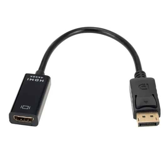 DP to HDMI Adapter Converter 4K 1080P Male to Female DisplayPort to HDMI-Compatible Video Audio Adapter Cable for PC TV Laptop Pi-Mart
