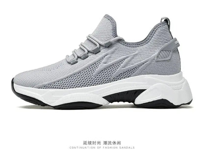 Men Sneakers Casual Heightening Shoes 8cm Height Increase Shoes For Men Summer Breathable 6cm Elevator Shoes 10cm Insole Taller NovaCart