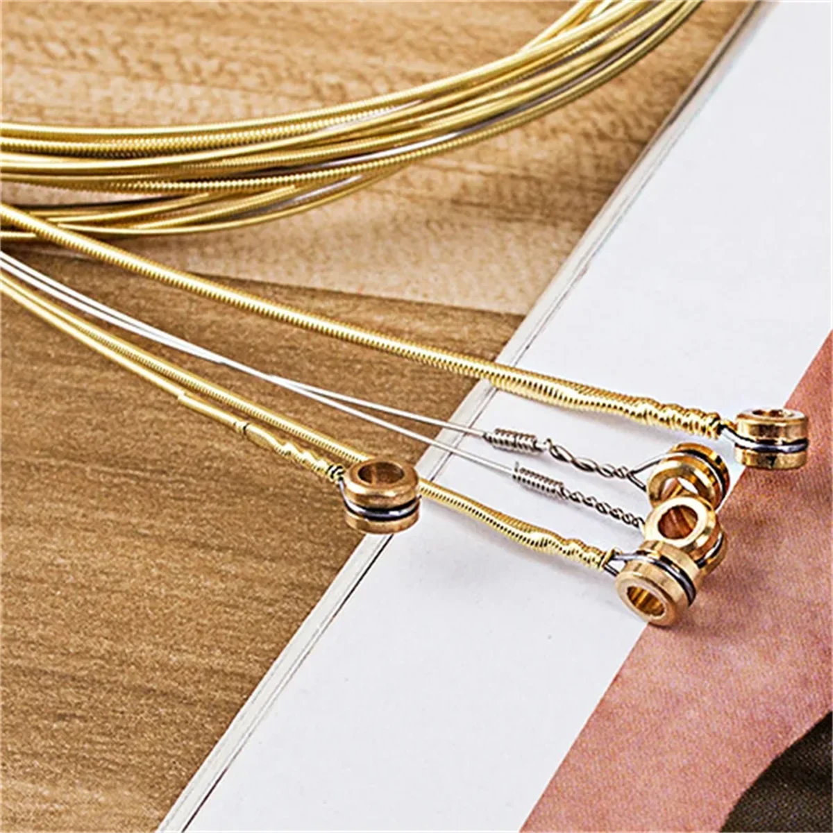 Miwayer  Acoustic Guitar Strings - High Carbon Steel Core, Rust-Resistant & Long-Lasting, Bright & Balanced Tone Pi-Mart