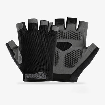 Men Cycling Bicycle Gloves Half Finger Gym Gloves Women Mitten Breathable Anti-slip Glove Fitness Sport Training Gloves Pi-Mart
