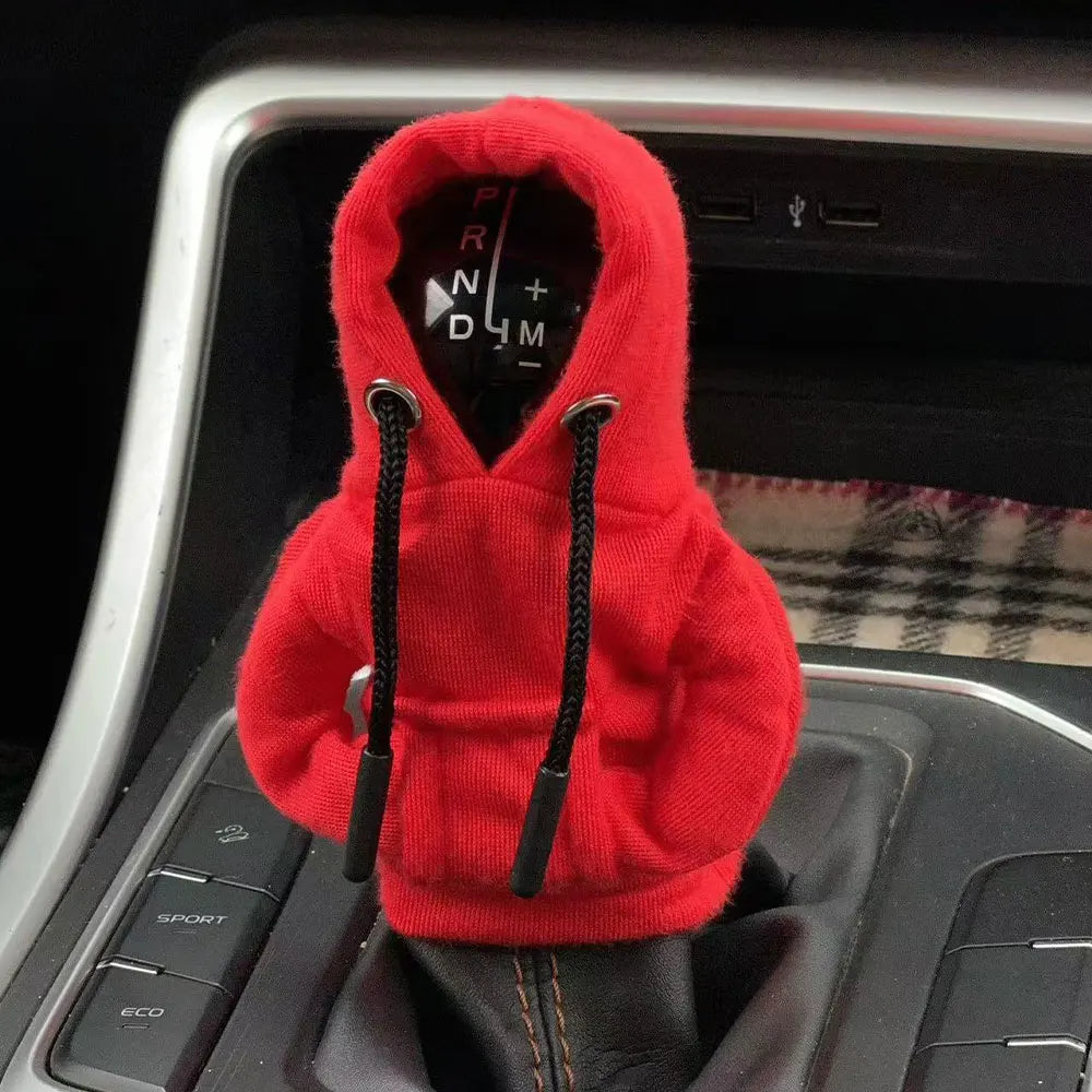 Gear Shift Mini Hoodie Cover Shift Cover Gear Handle Decoration Fits Manual Automatic Universal Car Shift Lever Interior Decor NovaCart