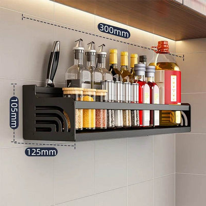 Wall-Mounted Kitchen Spice Rack Organizer SmartPursue™