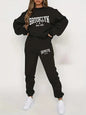 Women’s Plush Hoodie & Pants Sweater Set – Cozy Winter Tracksuit FitiqueFit