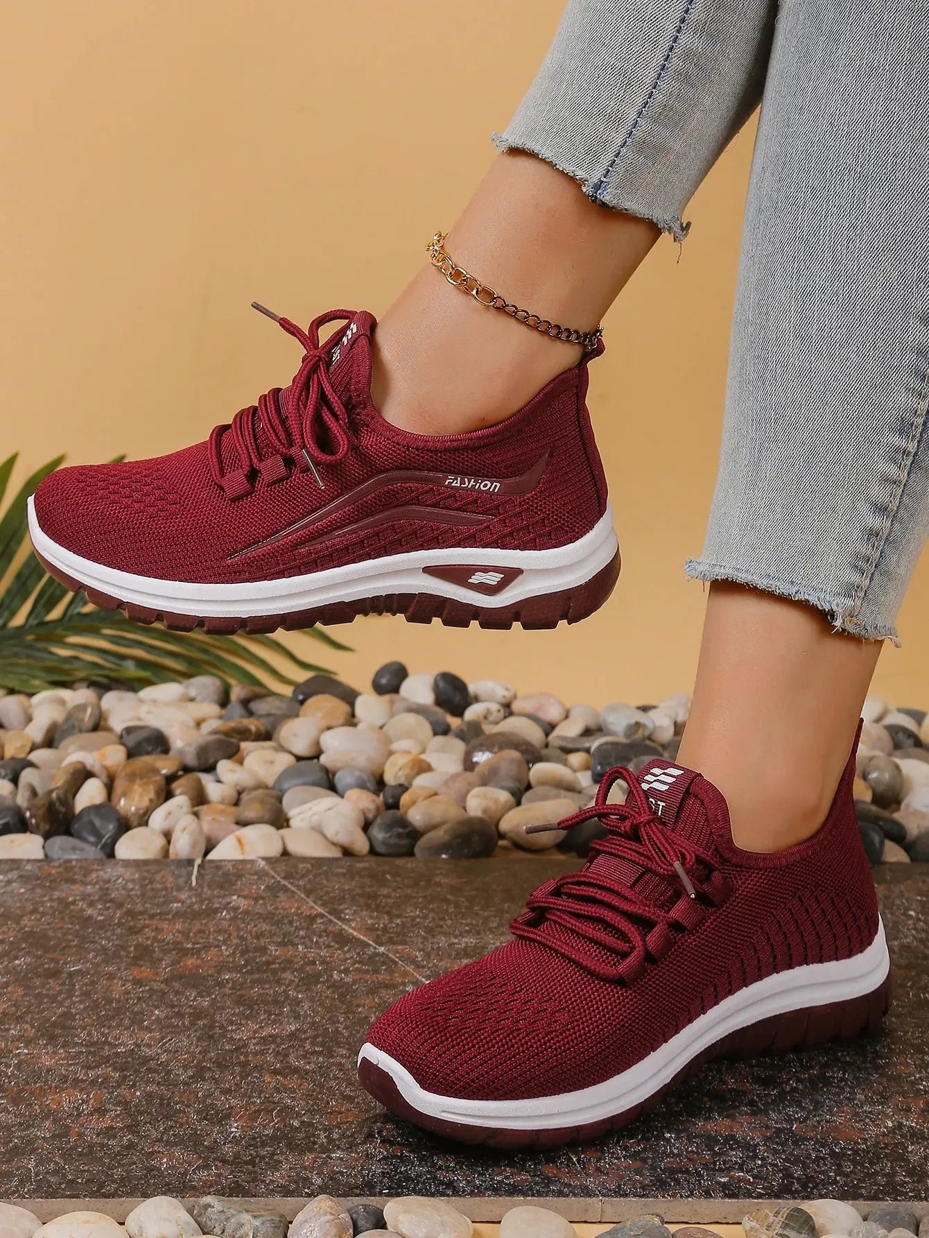 Women's shoes, soft soles, not tired feet,summer sneakers platform shoes, flying weaving, breathable women's sneakers shoes NovaCart