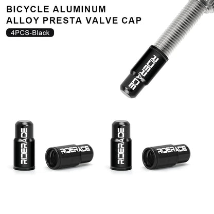 2/4/10Pcs Bicycle Tire Valve Cap Dustproof Lightweight Aluminum Alloy MTB Road Bike Tube Tyre Gas Nozzle Cover For FV Presta Pi-Mart