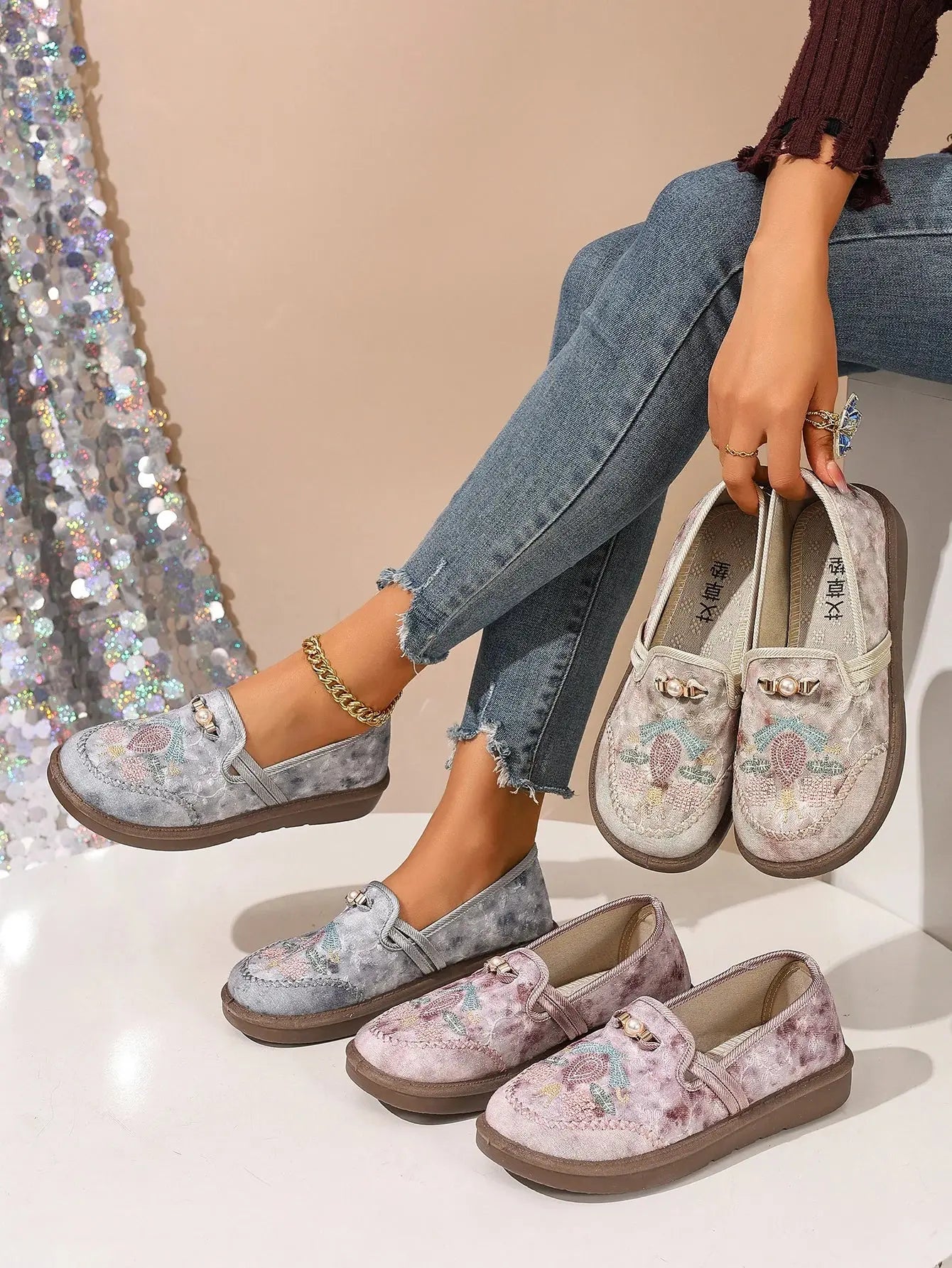 Spring and Summer New Women's Casual Sneakers, Soft and Comfortable Mother Shoes, Fashionable and Versatile Casual Sneakers, Walking Sports Casual Shoes, the Best Gift for Women NovaCart
