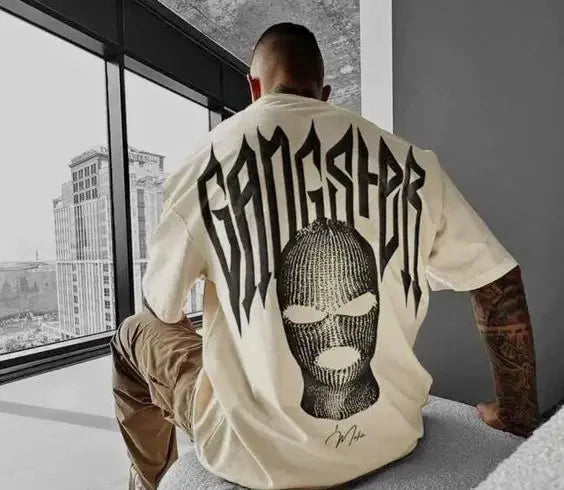 👕 Masked Persona Oversized Harajuku T-Shirt FitiqueFit