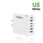 160W USB C Charger Fast Charging PD QC3.0 Wall Charger Adapter For iPhone 16 Samsung S24 Xiaomi Huawei Multi Ports Phone Charger Pi-Mart