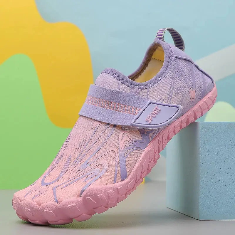 New KID Students Barefoot Quick-Drying Beach Swimming Shoes Aqua Shoes Indoor Fitness Running Shoes Summer Water Shoes 29-38# NovaCart