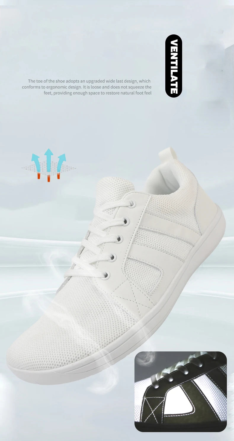 Wide-toed Shoes Men's Fashion Simple Casual Sports Shoes Barefoot Shoes Women's Jogging Shoes Walking Shoes NovaCart