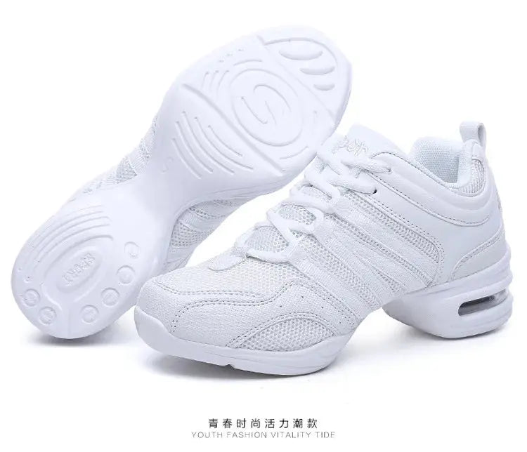 Women's Dance Shoes Soft Outsole Woman Breath Jazz Hip Hop Shoes Sports Sneakers Ladies Girl's Modern Jazz Dancing Shoes for Men NovaCart