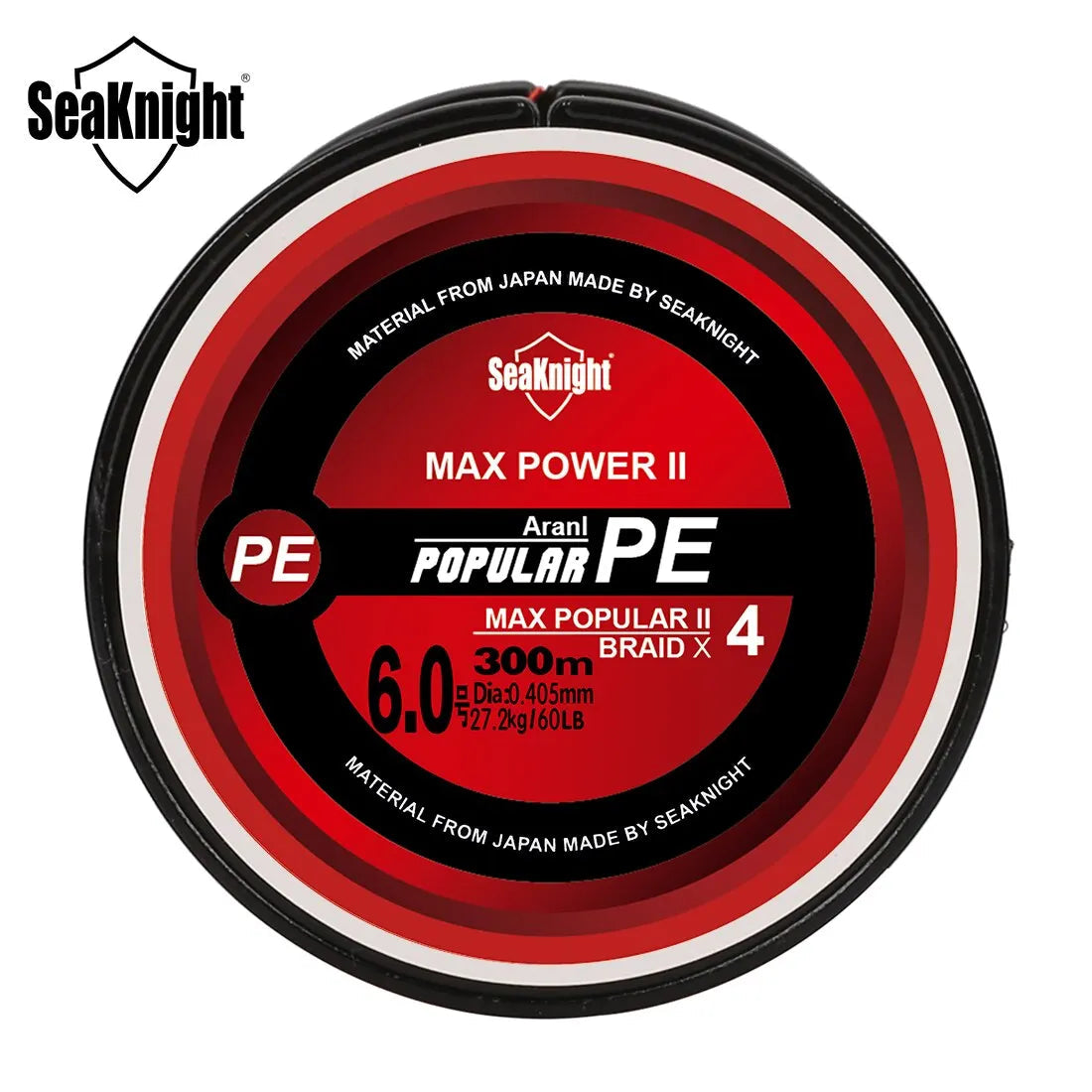 SeaKnight TriPoseidon Series 4 Strands Multifilament Fishing Line 300M PE Braided Line Smooth Carp Fishing 15lb 20lb 25lb 30lb Pi-Mart