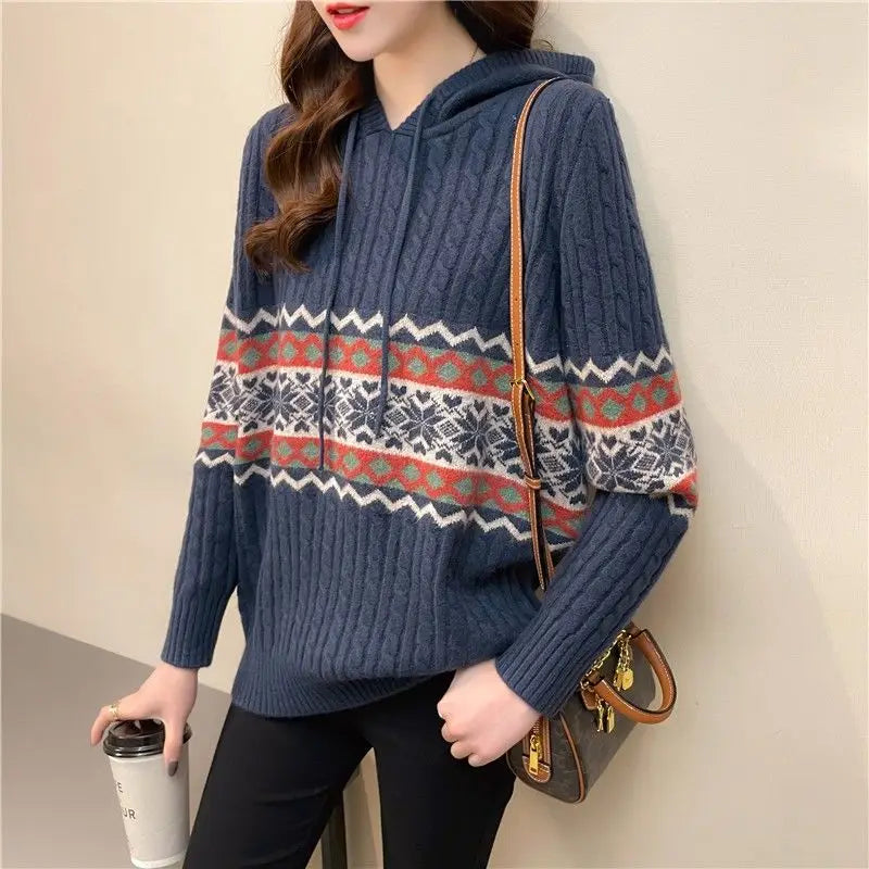 Hoodies Sweatshirt For Women Baggy Sweater Long Sleeve Korean Fashion High Quality Coat Emo Loose Ethnic Style Woman Hooded Tops NovaCart