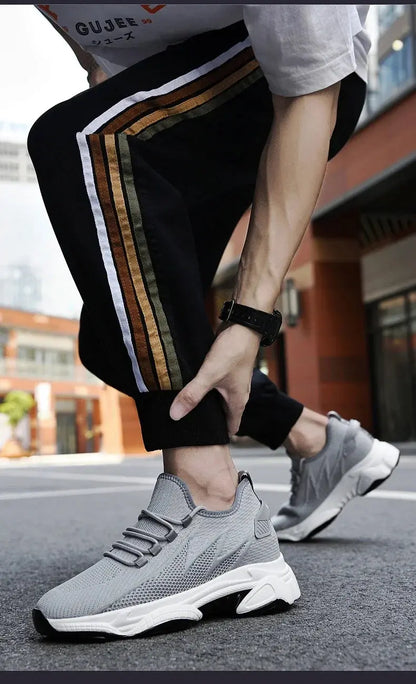 Men Sneakers Casual Heightening Shoes 8cm Height Increase Shoes For Men Summer Breathable 6cm Elevator Shoes 10cm Insole Taller NovaCart