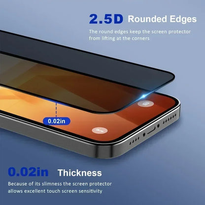1-5PCS Anti Peep Privacy Tempered Glass For iPhone 12 13 14 15 Pro Max 16 17 Anti Spy Screen Protector NovaCart