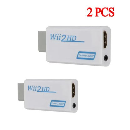 Wii To HDMI-Compatible Converter 1080P Full HD Adapter Connector 3.5mm Video Audio for PC HDTV Monitor Wii2HDMI-Compatible Pi-Mart