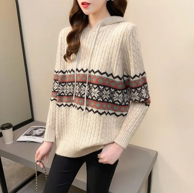 Hoodies Sweatshirt For Women Baggy Sweater Long Sleeve Korean Fashion High Quality Coat Emo Loose Ethnic Style Woman Hooded Tops NovaCart