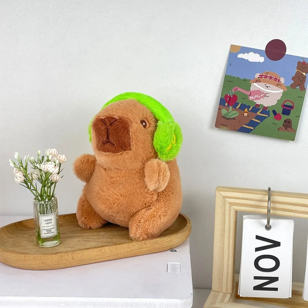 Cute Capybara Plush Toy Hoodie with Wings Simulation Doll Small Size Stuffed Animals Anime Fluffty Toy Birthday Party NovaCart