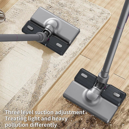Cordless Vacuum Cleaner 15000Pa Strong Suction Stick Handheld 2 in 1 Lightweight for Carpet Hardwood Floor Pet Hair Car Cleaning Pi-Mart