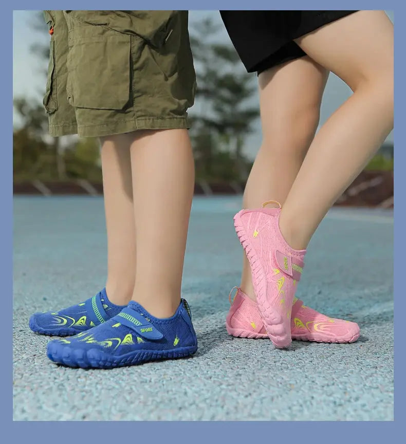 New KID Students Barefoot Quick-Drying Beach Swimming Shoes Aqua Shoes Indoor Fitness Running Shoes Summer Water Shoes 29-38# NovaCart